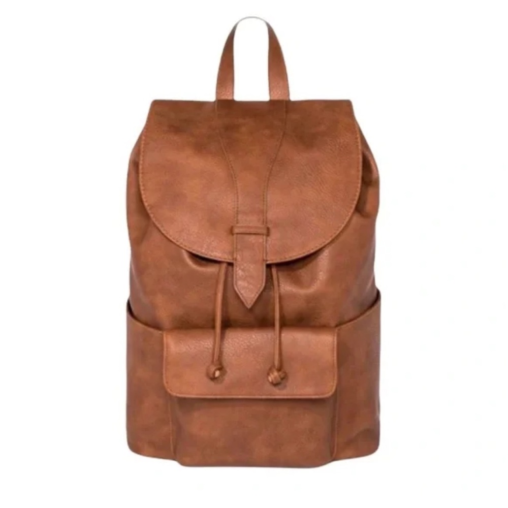 Universal thread Brown Leather Backpack